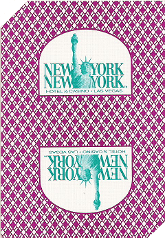 New York New York Casino Poker Cards